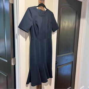 Banana Republic Dark Blue Midi Dress